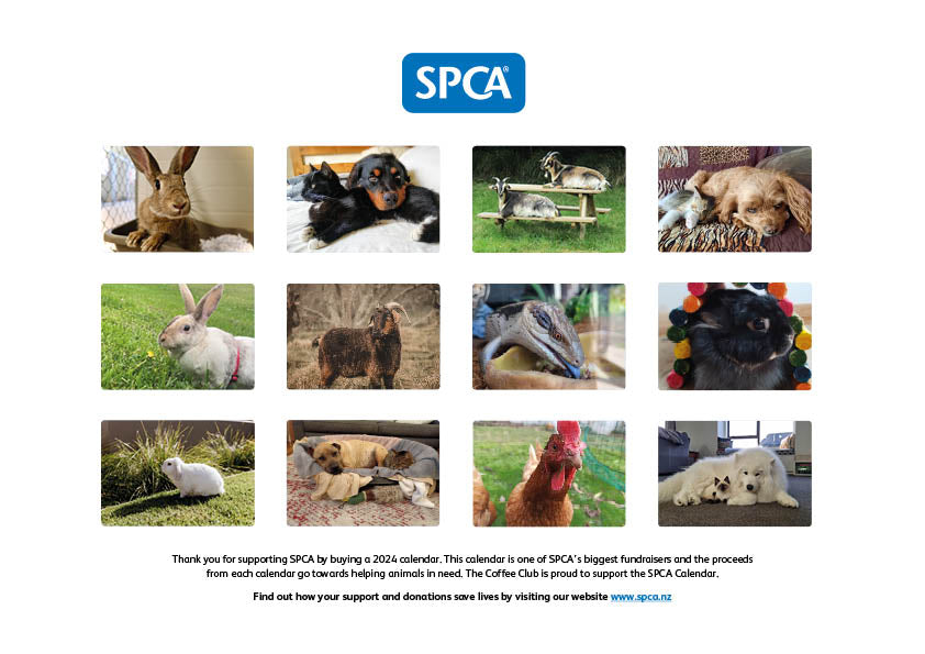 2024 SPCA Calendar - Other Animals